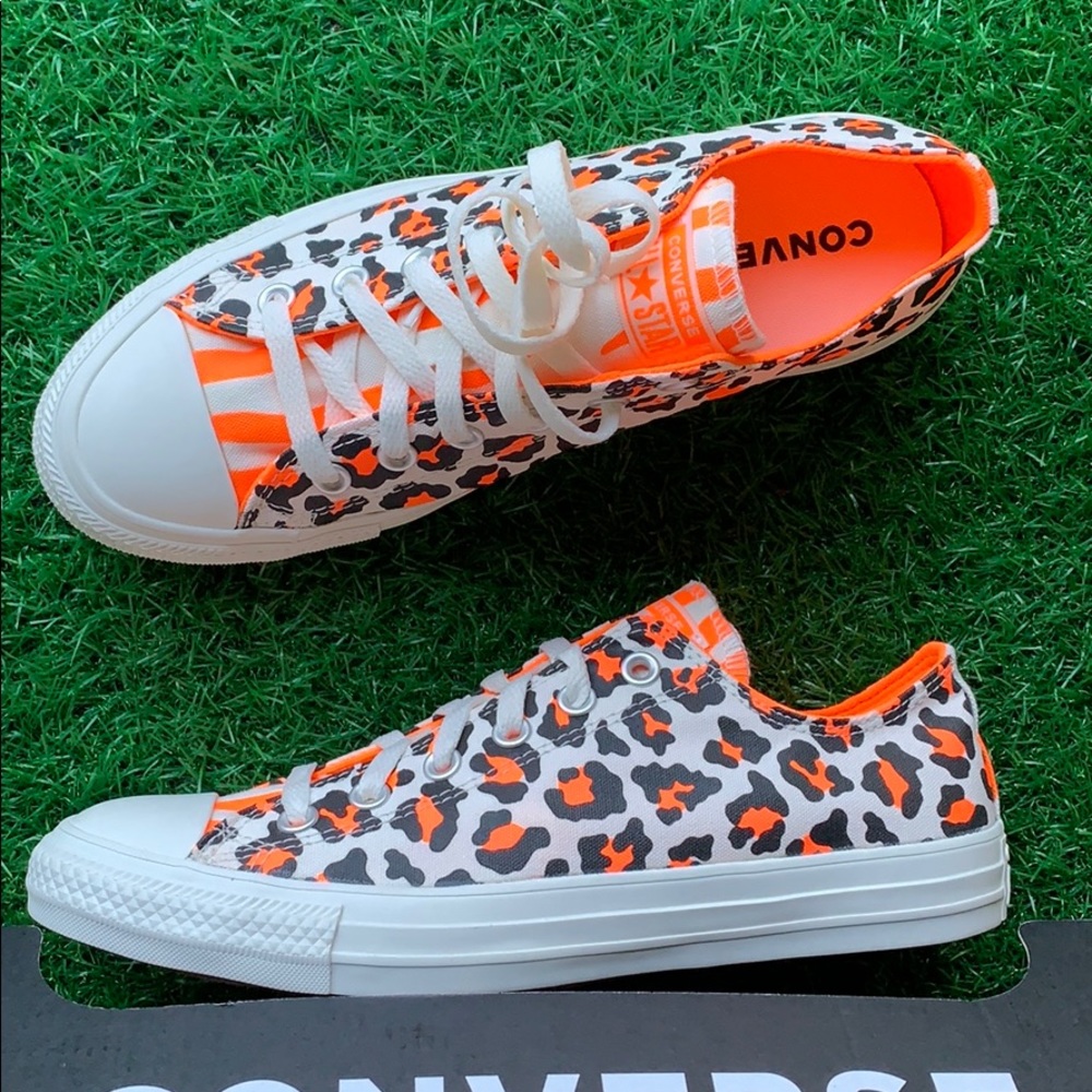 Converse CTAS OX egret great/total orange/black WM - Picture 13 of 16